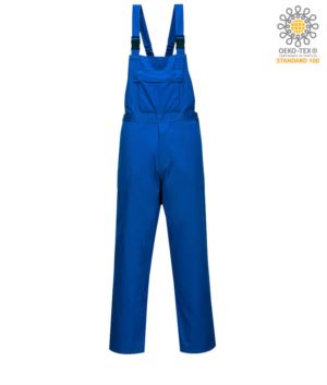 Feuerwehr-Laetzchen, Mitteltasche, verstellbare Schultergurte, zertifiziert nach EN 13034, Farbe Royalblau