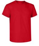 T-Shirt, gerippter Kragen mit Elastan, Farbe weiss X-CTU002.004