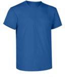 T-Shirt, gerippter Kragen mit Elastan, Farbe weiss X-CTU002.450