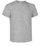 T-Shirt, gerippter Kragen mit Elastan, Farbe weiss X-CTU002.620