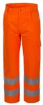 Warme Winterhose, Multi-Pocket, doppelt reflektierendes Band am unteren Ende des Beines, zertifiziert nach EN 20471, Farbe orange. ROA0011799