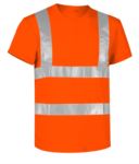 Warnschutz T-shirt mit Reflexstreifen, zertifiert nach EN 20471, Farbe orange PAAVENUE.AR